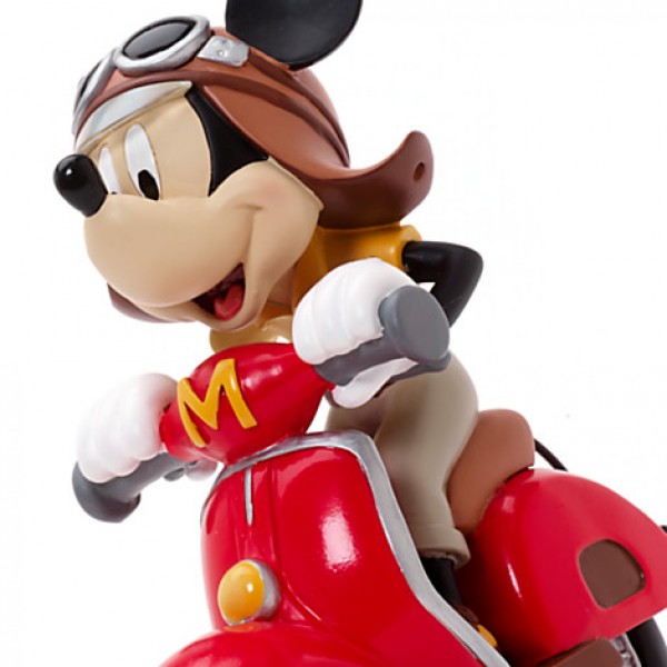 Mickey Mouse Scooter Figurine